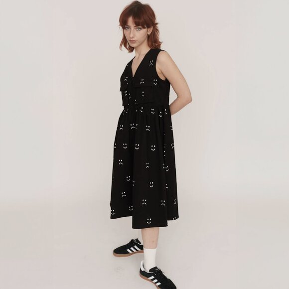 Happy Sad Gilet Dress Size Small - Picture 9 of 12